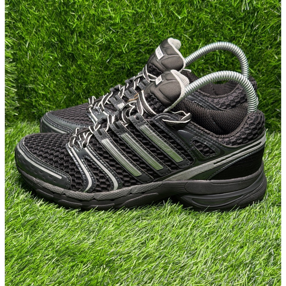 Adidas Adistar Control 5 Black Silver Running Shoes KI6150 Unisex US 6.5 M 7.5 W